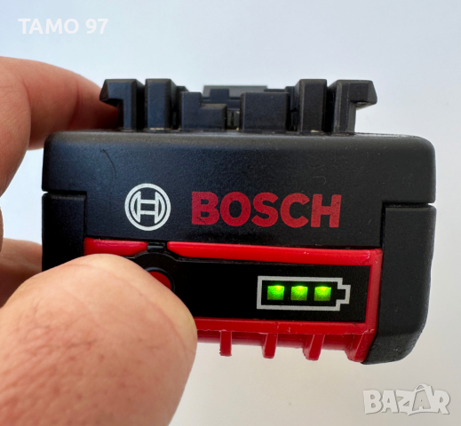 BOSCH AL 1860 CV зарядно устройство и BOSCH GBA 14,4V 4.0Ah акумулаторна батерия, снимка 4 - Други инструменти - 45062587