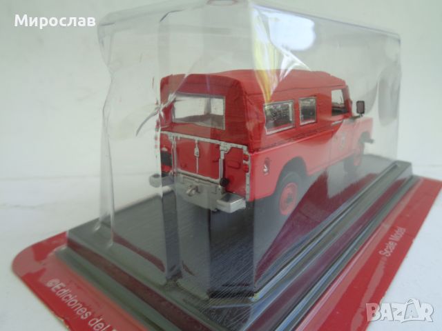 1:43 DEL PRADO LAND ROVER ПОЖАРНА КОЛИЧКА ИГРАЧКА МОДЕЛ, снимка 4 - Колекции - 45287362