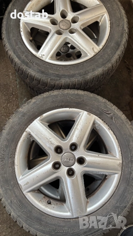 Джанти с гуми за Ауди 205/60/16 , снимка 8 - Гуми и джанти - 52462453