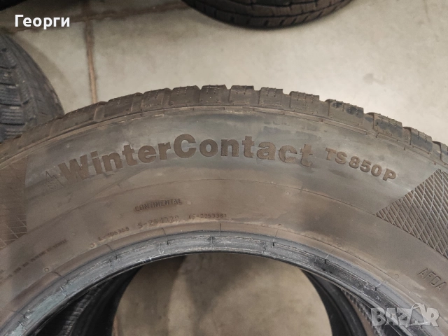 2бр. зимни гуми 215/70/16 Continental, снимка 3 - Гуми и джанти - 52505289