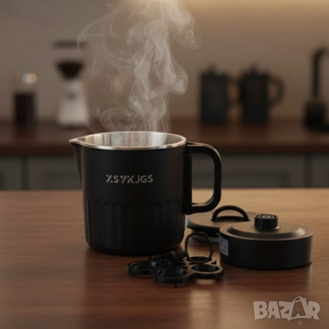 Преносим електрически чайник от неръждаема стомана, снимка 7 - Други - 51992631