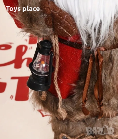 Голям, много красив дядо Коледа НОВ, снимка 3 - Декорация за дома - 52438485