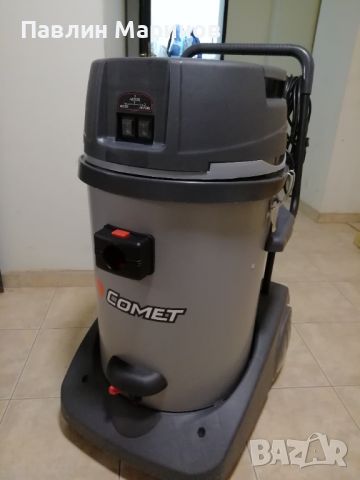 Професионална Тримоторна Прахосмукачка/Смукачка COMET CVP 378 PBH Vacuum Cleaner Гаранция, снимка 9 - Прахосмукачки - 46802385