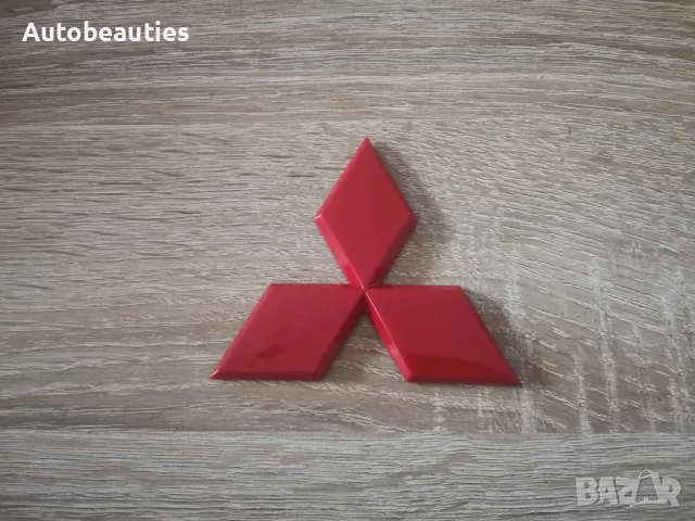 червено лого Mitsubishi 11.5 см, снимка 2 - Аксесоари и консумативи - 49989703