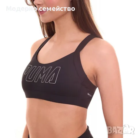 Дамско спортно бюстие PUMA Drycell Training Bra Black, снимка 3 - Корсети, бюстиета, топове - 46883930