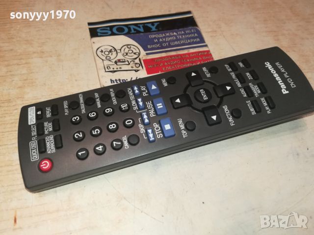 PANASONIC EUR7631260 DVD PLAYER REMOTE-ВНОС SWISS 0606241108, снимка 3 - Дистанционни - 46080983