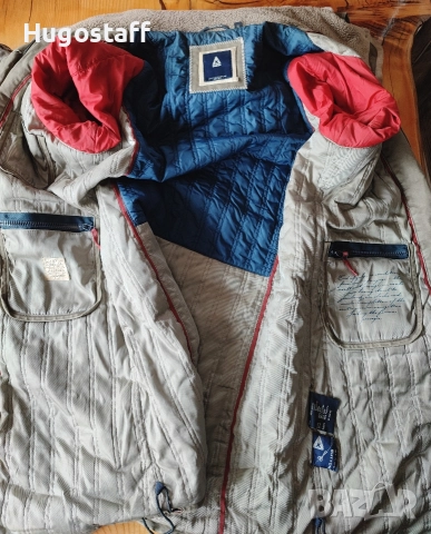 GAASTRA топла военна парка шуба с дебела подплата качулка Хл, снимка 6 - Якета - 52591401