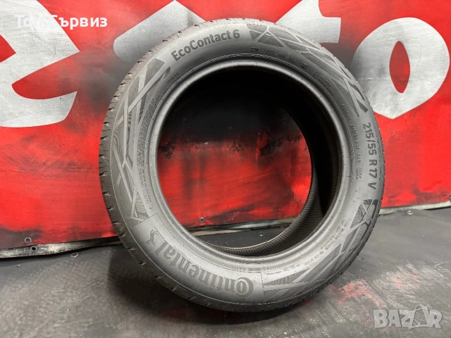 215 55 17, Лятна гума, Continental EcoContact6, 1 брой, снимка 5 - Гуми и джанти - 53655913