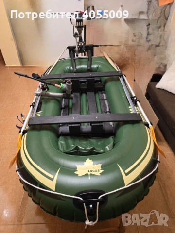 Надуваема лодка с бензинов двигател