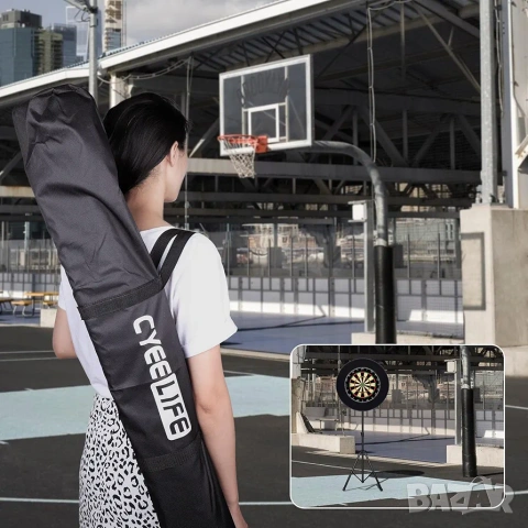 Професионална Мобилна Стойка за Дартс CyeeLife – Универсална, снимка 7 - Дартс - 53265902