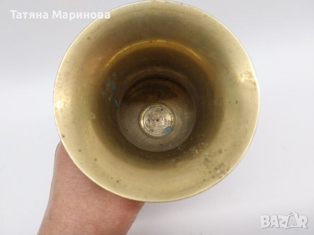 Старинна месингова ваза, снимка 4 - Колекции - 45088186