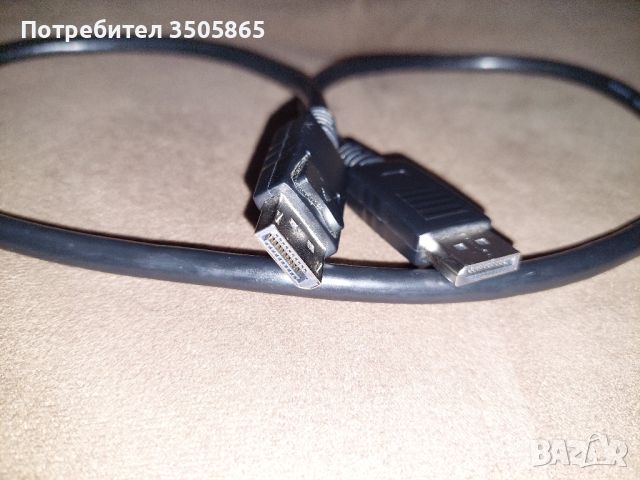 DisplayPort кабел 1м., снимка 2 - Кабели и адаптери - 45681673