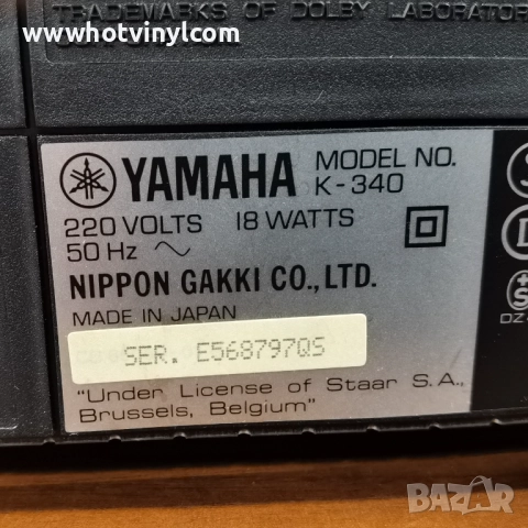 Дек Yamaha K-340, снимка 4 - Декове - 52812739
