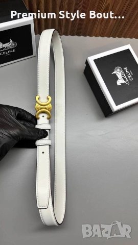 колани celine от естествена кожа в кутия , снимка 10 - Колани - 53935223