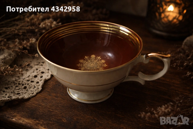 Винтидж порцеланова чаша J. Kronester Bavaria – 1961 г.