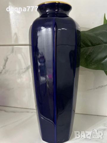 Винтидж японска порцеланова ваза, снимка 8 - Вази - 52894619