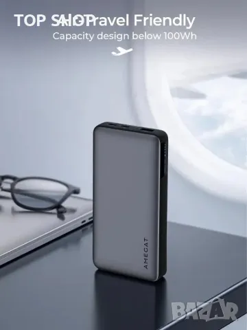 Преносимо зарядно AMEGAT 20000mAh, снимка 5 - Оригинални зарядни - 48737363