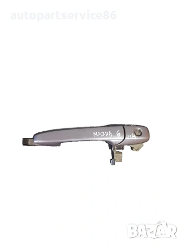 Външна дръжка за предна дясна врата сребрист цвят за Mazda 6 (2002-2006)