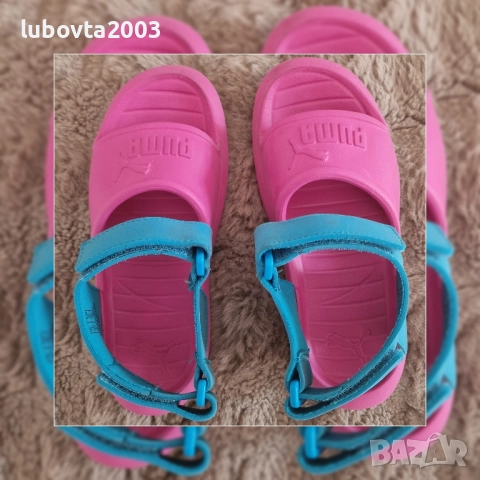 Puma 33 номер Детски оригинални сандали за момиче , снимка 4 - Детски сандали и чехли - 52049351
