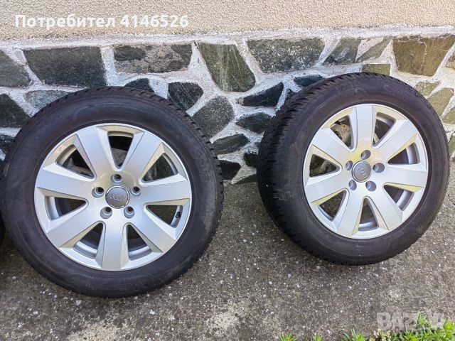 Зимни гуми с джанти 225/55/16 7.5J ET45, снимка 3 - Гуми и джанти - 46410891