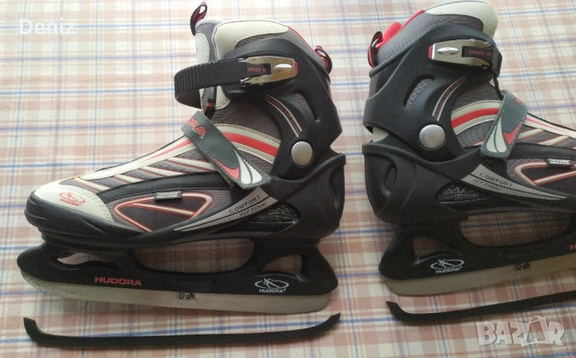 Немски кънки за лед — Hudora, 44–ти номер, снимка 4 - Ролери, кънки - 53633065