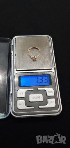 Златен пръстен 1.33гр.14кар., снимка 6 - Пръстени - 46440692
