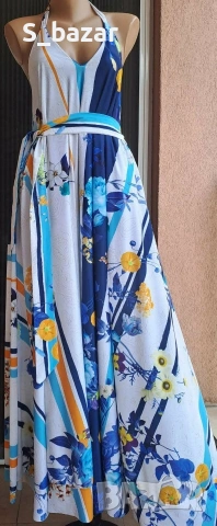 Нова рокля с гол гръб,р-р М/Л/ХЛ, снимка 3 - Рокли - 54051189