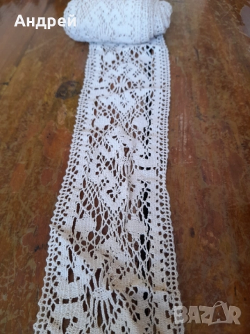 Стара дантела #31, снимка 3 - Антикварни и старинни предмети - 52065838