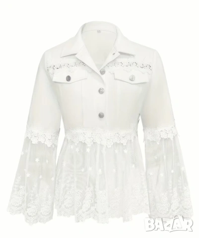 Дамско яке с дантела 