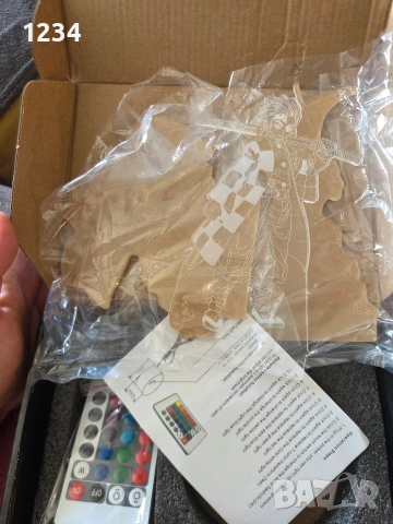 3D лампа с различни аниме герои, снимка 2 - Настолни лампи - 54159436