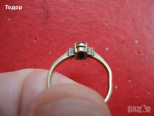Старинен пръстен с камъни 6, снимка 6 - Пръстени - 54089303
