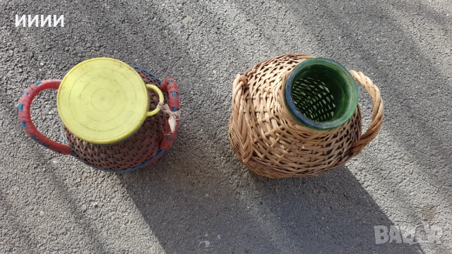 Буркан с оплетка 2 бр