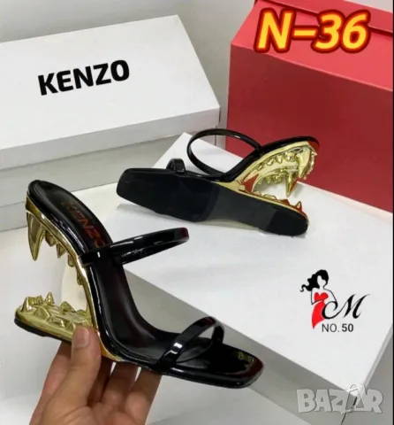 дамски обувки на ток kenzo , снимка 2 - Дамски обувки на ток - 48329791