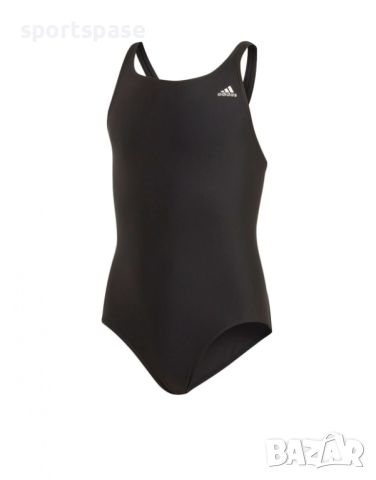 ADIDAS Solid Fitness Swimsuit Black, снимка 4 - Детско бельо и бански  - 46712754