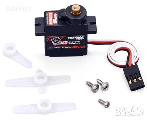 Микро Серво мотор за RC модел, снимка 2 - Друга електроника - 53309194