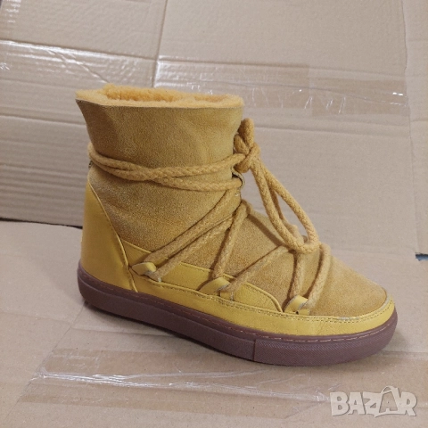 боти / ботуши Inuikii Yellow номер 38, снимка 5 - Дамски ботуши - 52091162