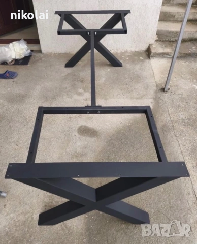 Метални крака за маса и пейка 