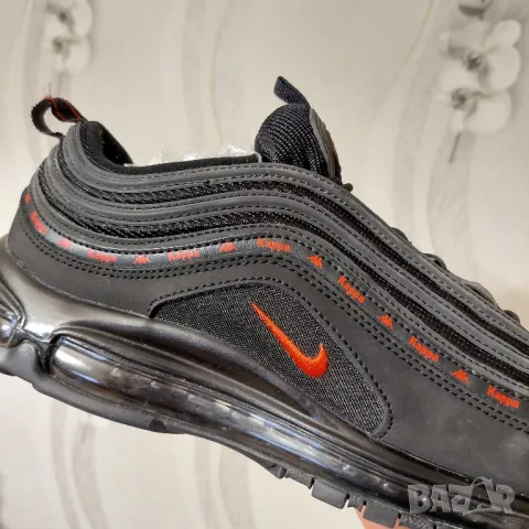 Маратонки Kappa x Nike Air Max 97 OG Black Red AJ1986-004, снимка 3 - Маратонки - 48018575