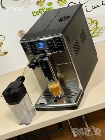Кафемашина кафе автомат Saeco PicoBarista с гаранция, снимка 7 - Кафемашини - 53753107