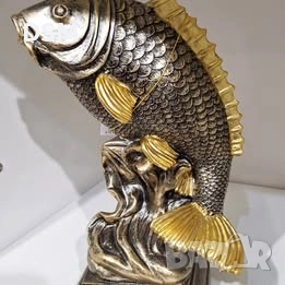 Нова Статуетка Риба - Фигура за Декорация - Шаран -24см, снимка 4 - Статуетки - 51728460