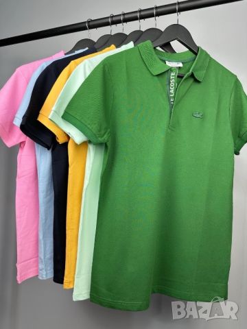 Lacoste мъжка тениска с яка 6  цвята , снимка 1 - Тениски - 40371630