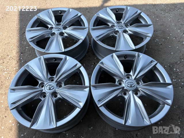 4 броя алуминиеви джанти за Тоyota Rav4 17, снимка 2 - Гуми и джанти - 54235762