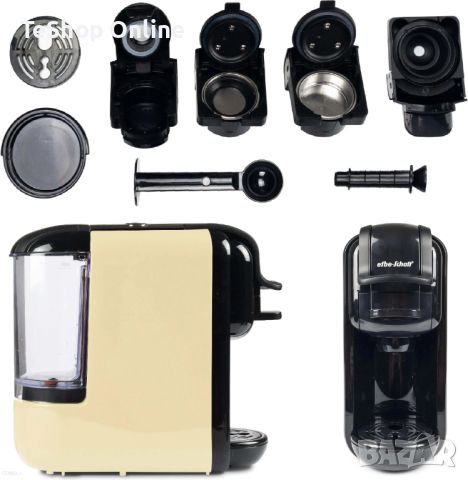 Кафемашина Efbe-Schott с 4 приставки, подходяща за подложки Nespresso Dolce Gusto Senso, снимка 1 - Кафемашини - 46163411