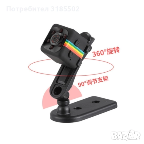 Удароустойчива мини екшън камера с HD резолюция и сензор за движение / Цвят: според наличността в ск, снимка 4 - HD камери - 51526244