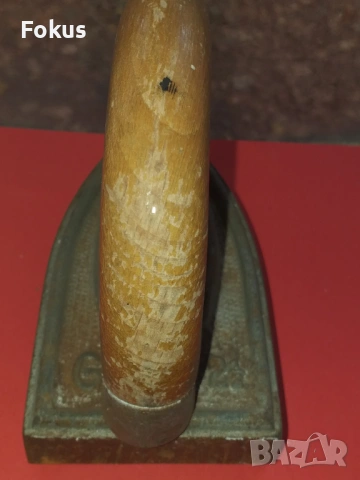 Стара колекционерска ютия на жар с механизъм, снимка 4 - Антикварни и старинни предмети - 53363594