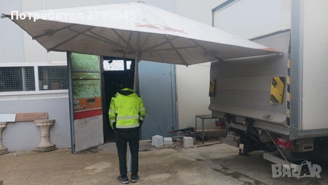 чадъри големи , снимка 2 - Градински мебели, декорация  - 52062663