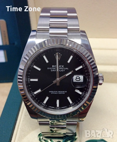 Rolex Datejust 41mm Steel Green Dial Automatic Различни Варианти, снимка 14 - Мъжки - 54050004