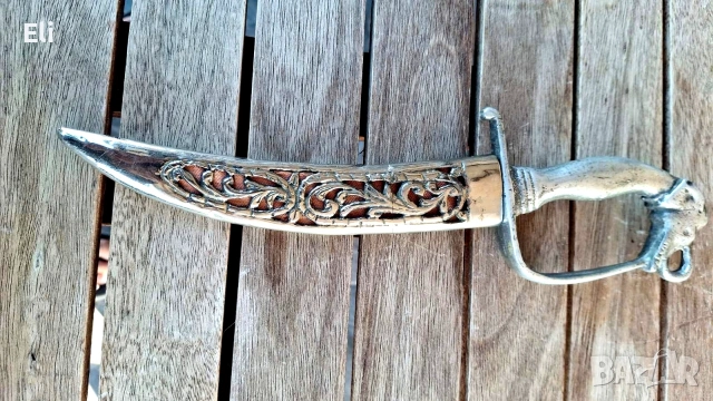 Античен арабски кинжал, снимка 2 - Антикварни и старинни предмети - 53489537