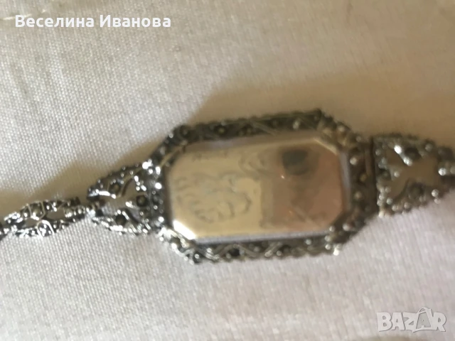 Сребърна поръчкова гривна ръчна изработка, снимка 2 - Гривни - 51307306