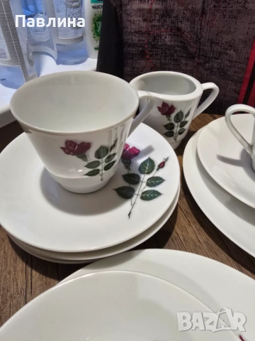 Винтидж Немски порцеланов сервиз, снимка 3 - Сервизи - 53865709